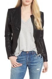 Faux leather jacket by Blank NYC at Nordstrom